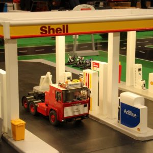 Shell tankstation en Carwash J